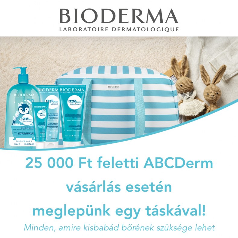 Bioderma Ajándék Táska Abc Derm Promóhoz