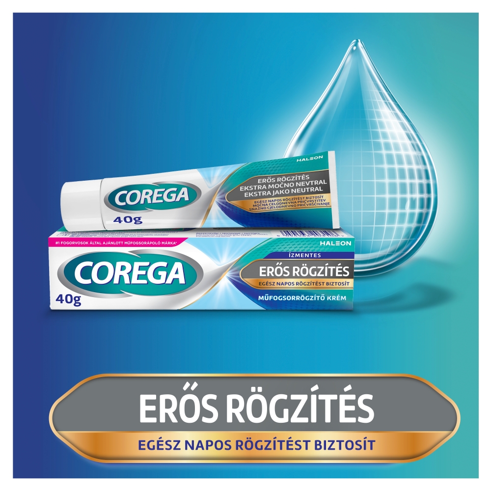 Corega Műfogsor Rögzítő Krém XL Ízmentes 70g - Image 3