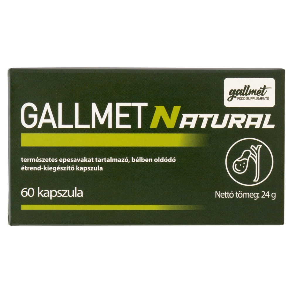 Gallmet Natural Étrend-kiegészítő kapszula 60X