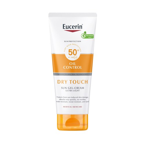 Eucerin Sun Oil Control Dry Touch napozó krém-gél testre SPF50+ (200 ml)