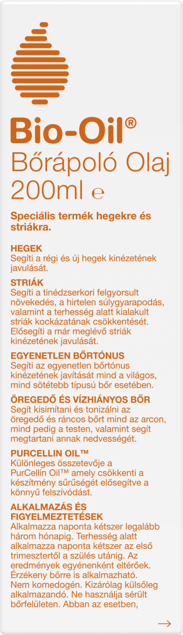 Alternative view of BIO OIL BŐRÁPOLÓ OLAJ SPECIÁLIS 200ML
