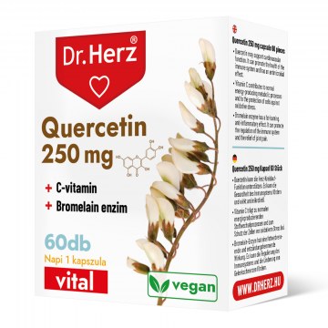 Dr. Herz Quercetin 250mg +C-Vitamin+Bromelain 60x Kapszula