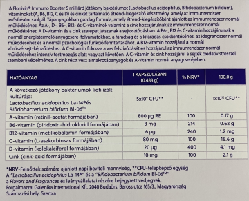 Alternative view of Flonivin Immuno Booster Kapszula 20db