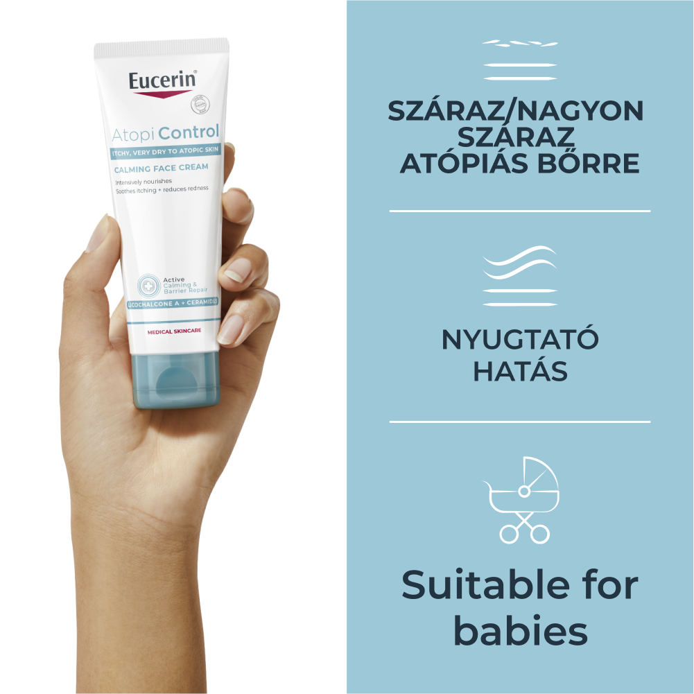 Eucerin AtopiControl arckrém 50 ml - Image 2