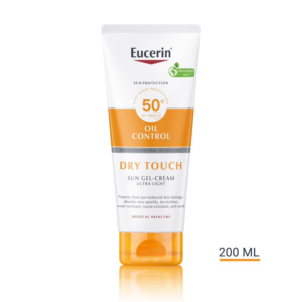 Eucerin Sun Oil Control Dry Touch napozó krém-gél testre SPF50+ 200 ml - Image 5
