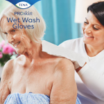 TENA ProSkin nedves mosdatókesztyű illatanyag-mentes 8 db