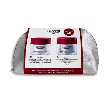 Eucerin Hyaluron-Filler+Volume Nappali Arckrém+Éjszakai Arckrém 2x50ml