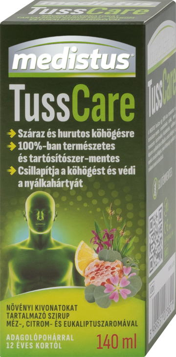 Alternative view of Medistus TussCare felnőtt szirup 140 ml