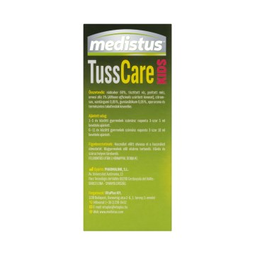 Alternative view of Medistus TussCare kids szirup 140 ml