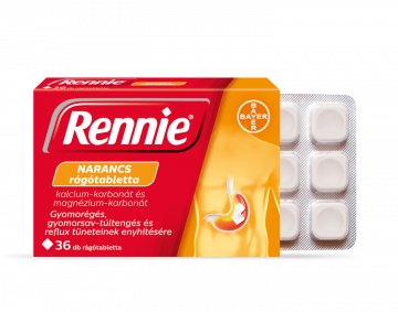 Rennie Narancs Rágótabletta 36 db
