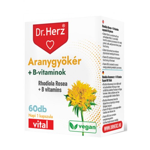 Dr. Herz Aranygyökér + B-Vitaminok 60 db