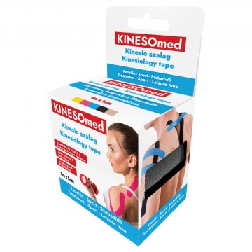 Kinesomed Kinesio Tape 5 cm x 5 m Fekete
