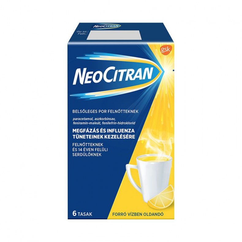 Neo Citran Belsőleges Por Felnőtteknek  6 db