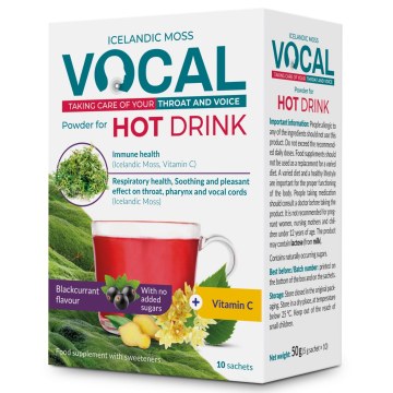 Vocal Hot Drink Italpor Feketeribizli 10x5 g