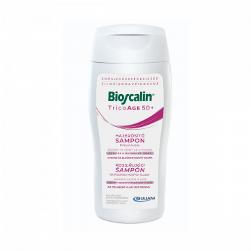 Bioscalin TricoAGE 50+ Hajerősítő sampon ritkuló hajra 200 ml