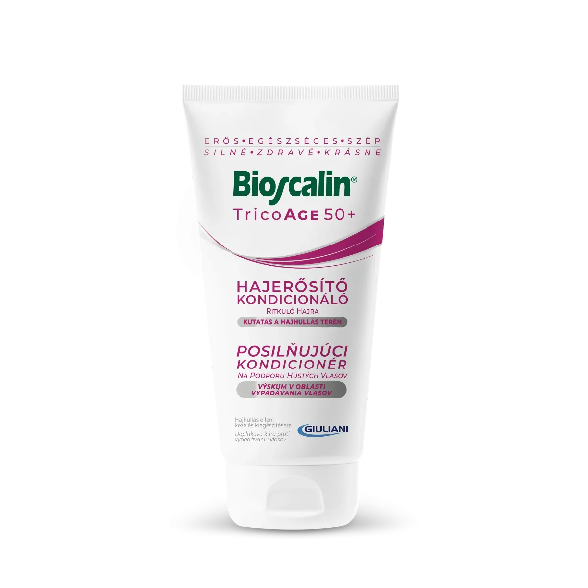 Bioscalin TricoAGE 50+ Hajerősítő kondícionáló ritkuló hajra 150 ml