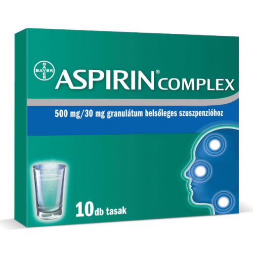 Aspirin Complex 500 mg/30 mg Granulátum Belsőleges Szuszpenzióhoz 10 db