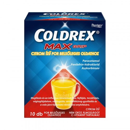 Coldrex Maxgrip Citrom Izű Por Belsőleges Oldathoz 10 db