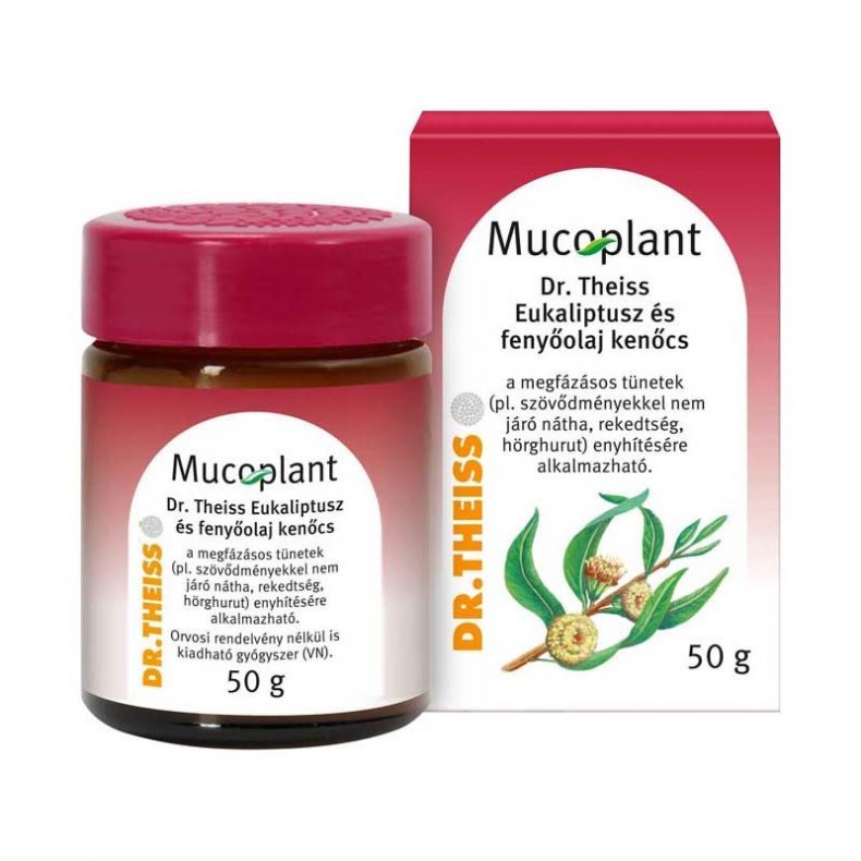 Mucoplant Dr. Theiss Eukaliptusz+Fenyőolaj Kenőcs 50 g