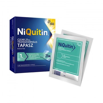 NiQuitin Clear 21 mg Transzdermális Tapasz 7 db