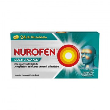 Nurofen Cold And Flu 200 mg/30 mg Filmtabletta 24 db