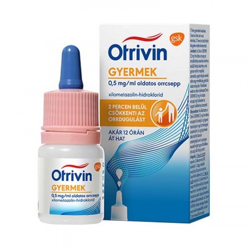 Otrivin Gyermek 0,5 mg/ml Oldatos Orrcsepp 1x10ml