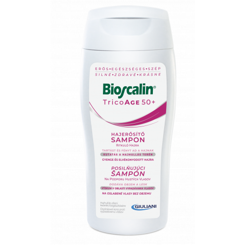 Bioscalin® TricoAGE 50+ Hajerősítő sampon ritkuló hajra 200 ml