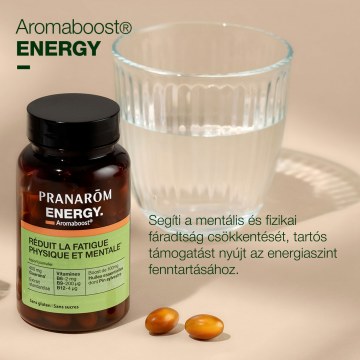 Alternative view of Pranarom Aromaboost Energy Étrend-Kiegészítő Kapszula 60x