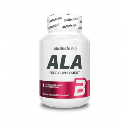 BioTech USA ALA Alpha Lipoic acid kapszula 50X