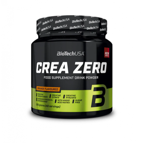 BioTech USA Crea Zero 320 g - narancs