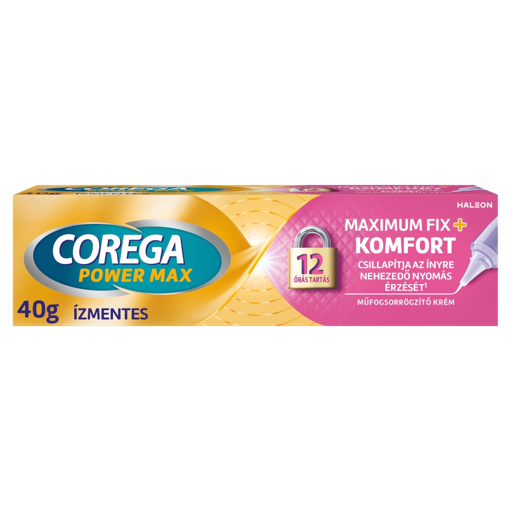 Corega Maximum Fix + Kontroll ízmentes műfogsorrögzítő 40g - Image 2