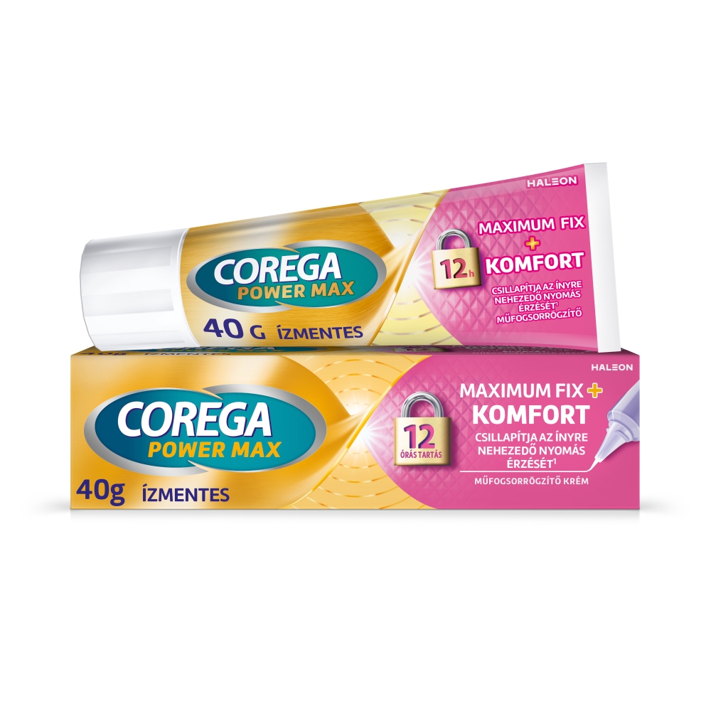 Corega Maximum Fix + Kontroll ízmentes műfogsorrögzítő 40g - Image 3