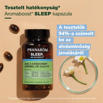 Alternative view of Pranarom Aromaboost Sleep étrend-kiegészítő kapszula 60x