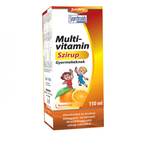 JutaVit Multivitamin szirup narancs ízben – 150ml