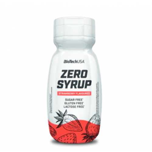 BioTechUSA Zero Syrup 320 ml - Eper