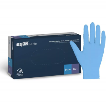 easyCARE nitril kesztyű blue 100db, XL méret