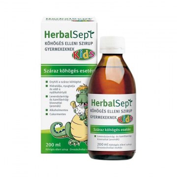 Dr. Theiss HerbalSept szirup köhögés ellen gyermek 200ml