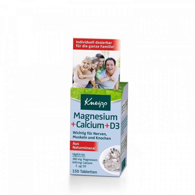 Kneipp Magnézium-Kalcium-D3-Vitamin Tab. 150X