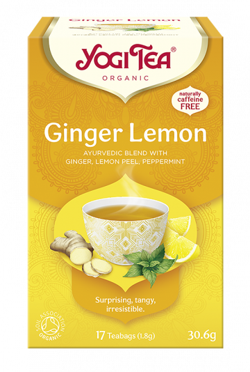 Yogi Tea Ginger Lemon - Citromos gyömbér bio tea 17 db