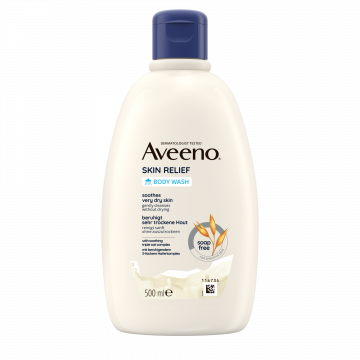 Aveeno Skin Relief hidratáló illatmentes tusfürdő 500 ml