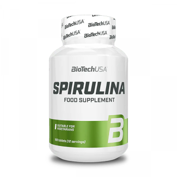BioTechUSA Spirulina étrendkiegészítő tabletta 100 db