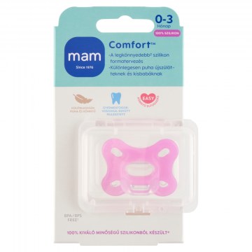 MAM Comfort 100% szilikon puha cumi 0-3 hónap