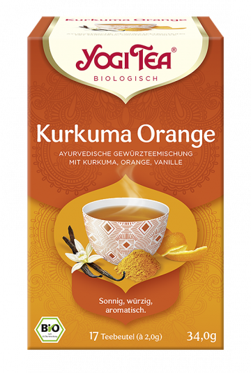 Yogi Tea Kurkuma narancs bio tea 17 db