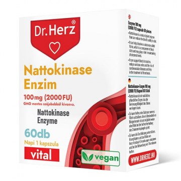 Dr. Herz Nattokinase enzim 100 mg 2000 FU 60 db kapszula