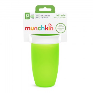 Munchkin Miracle 360 itatópohár zöld 296 ml