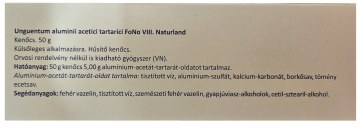 Alternative view of Naturland Unguentum Aluminii Acetici Tartarici Fono VIII 50g