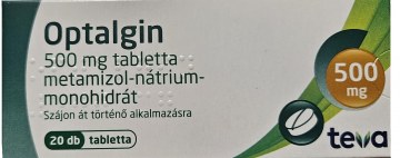 Optalgin 500mg tabletta 20x