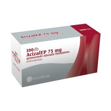 AcizalEP 75mg gyomornedv-ellenálló filmtabletta 100x