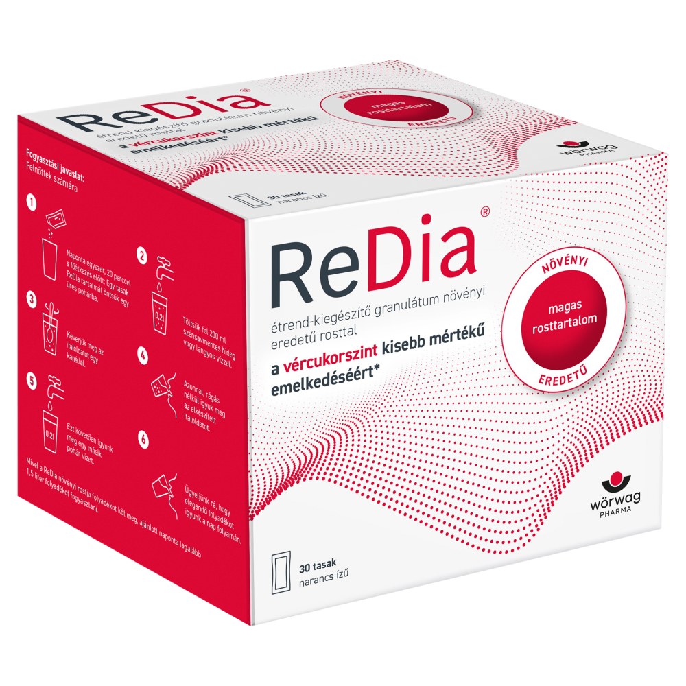 ReDia étrend-kiegészítő granulátum 30 tasak