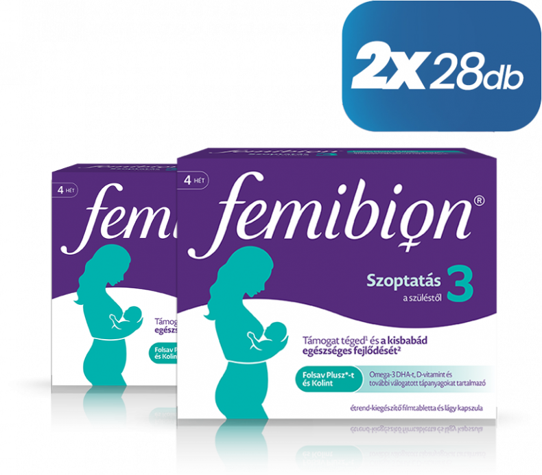 Femibion 3 Szoptatás Filmtabletta+Kapszula 28+28 (2024)